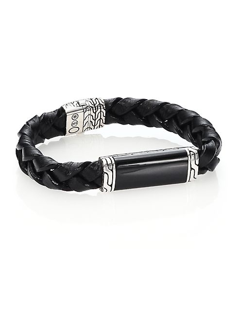 John Hardy - Batu Woven Leather Bracelet