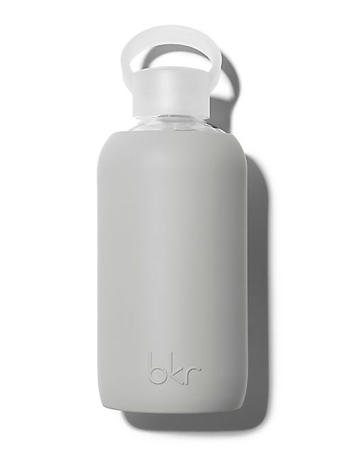 bkr - London Light Grey Glass Water Bottle/16 oz.