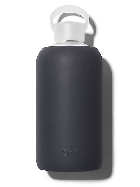 bkr - Moto Sheer Dusty Black Glass Water Bottle/32 oz.