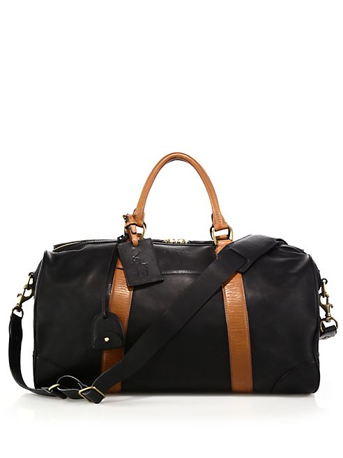 Polo Ralph Lauren - Two-Toned Leather Duffel Bag