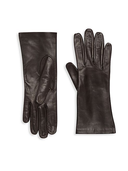 Saks Fifth Avenue Collection - Silk-Lined Leather Gloves