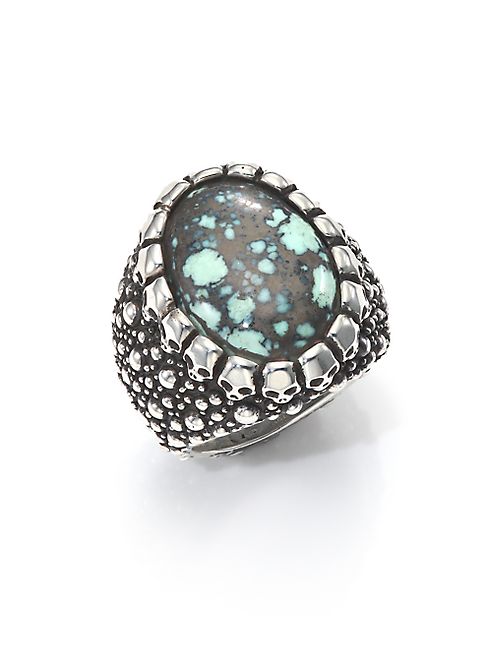 King Baby Studio - Stingray Turquoise & Sterling Silver Ring