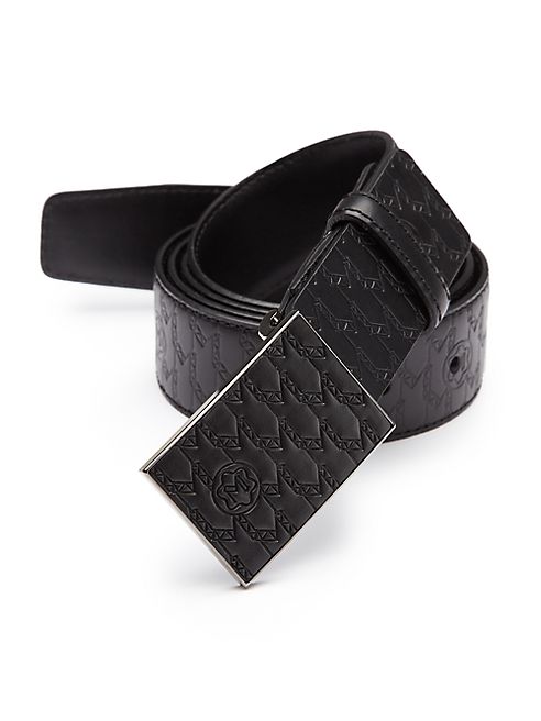 Montblanc - Embossed Leather Belt