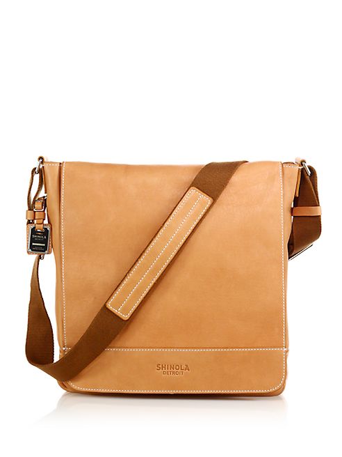 Shinola - Pressed Essex Leather Messenger Bag