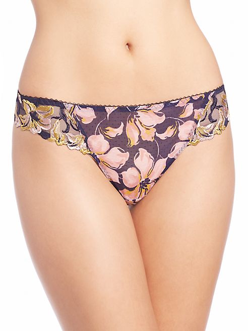 Aubade - Jardin Des Delices Printed Mesh Tanga