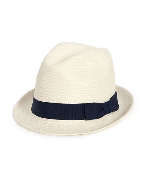 Saks Fifth Avenue Collection - Grosgrain-Trimmed Fedora