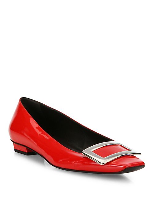 Roger Vivier - Belle Vivier Patent Leather Mid-Heel Pumps