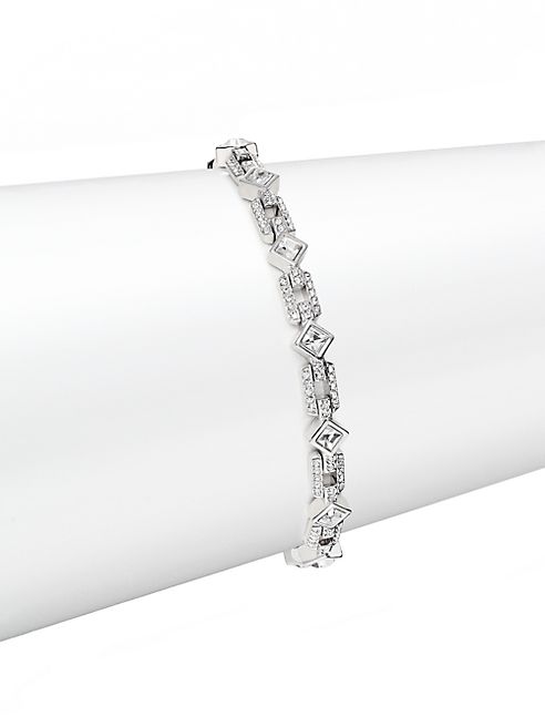 Adriana Orsini - Pavé Crystal Thin Line Bracelet