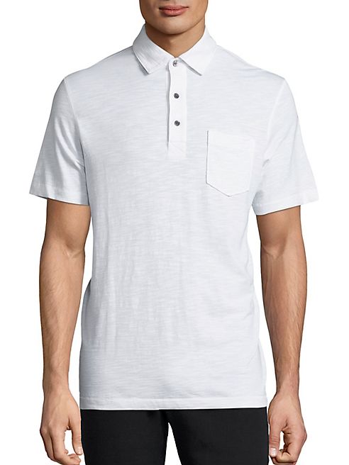 Saks Fifth Avenue Collection - Solid Slub Polo