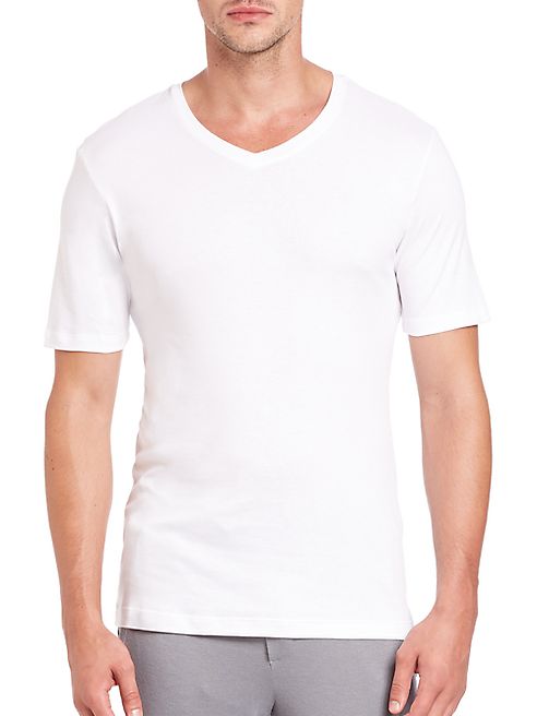 Hanro - Sea Island Cotton V-Neck Tee