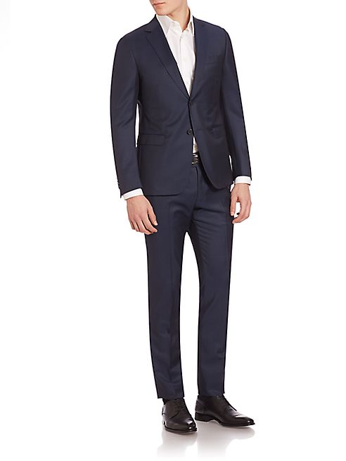 Z Zegna - Navy Blue Mohair Blend Suit