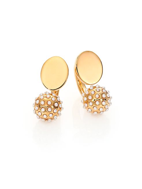 Chloé - Darcey Faux Pearl Sphere Arc Earrings