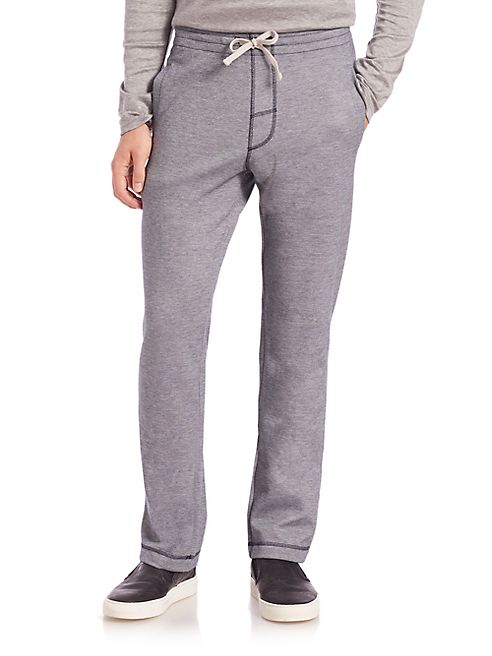 Saks Fifth Avenue Collection - Pique Cotton Drawstring Pants