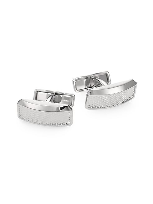 dunhill - Avorities Diamond-Patterned Cuff Links