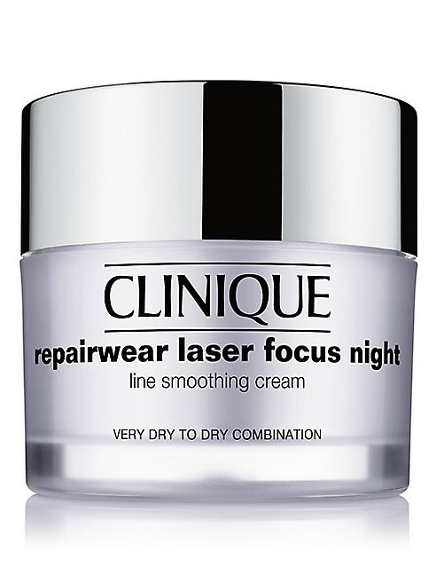 Clinique - Repairwear Laser Focus Night Line Smoothing Cream - Very Dry to Dry Combination/1.7 oz.