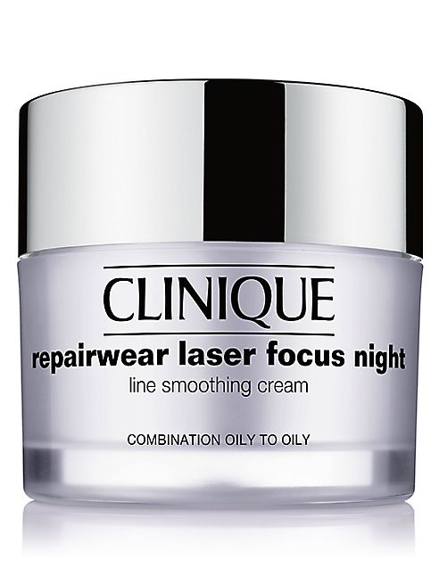 Clinique - Repairwear Laser Focus Night Line Smoothing Cream - Combination Oily to Oily/1.7 oz.