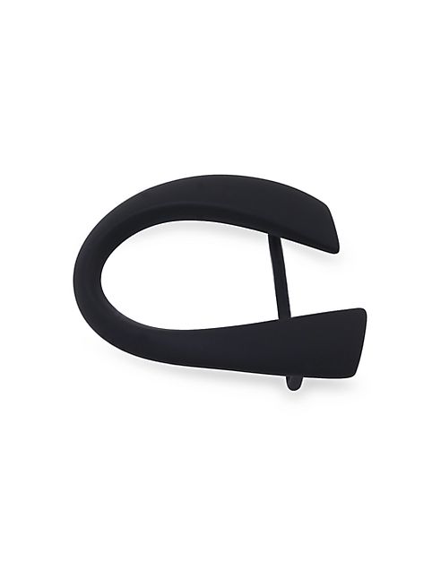 Corthay - Matte Black Classic C Belt Buckle