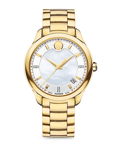 Movado - Bellina Goldtone PVD Stainless Steel Bracelet Watch