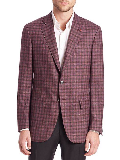 ISAIA - Check Wool Blazer