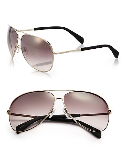 Marc by Marc Jacobs - Gradient 63MM Aviator Sunglasses