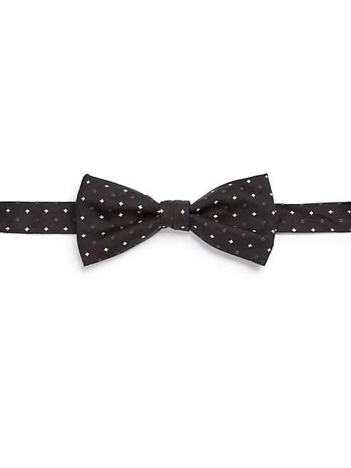 Vitaliano - Neat Print Silk Bow Tie