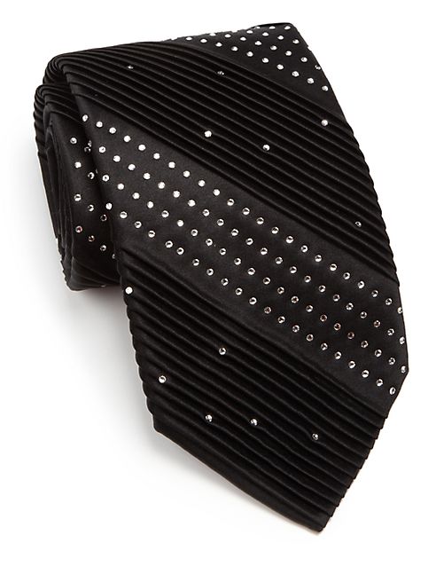 Vitaliano - Crystal Dot Silk Tie