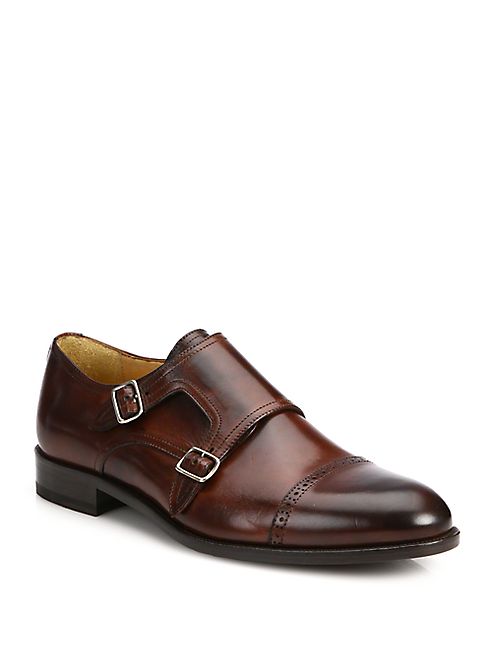 Saks Fifth Avenue Collection - Double Monk-Strap Shoes