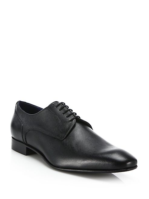 Saks Fifth Avenue Collection - Saffiano Lace-Up Brogues