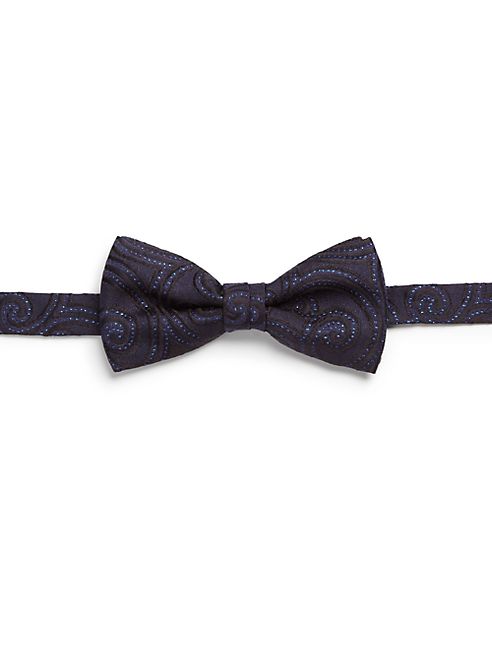 Vitaliano - Embroidered Silk Bow Tie