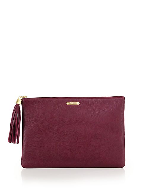 GiGi New York - Uber Pebbled Leather Clutch