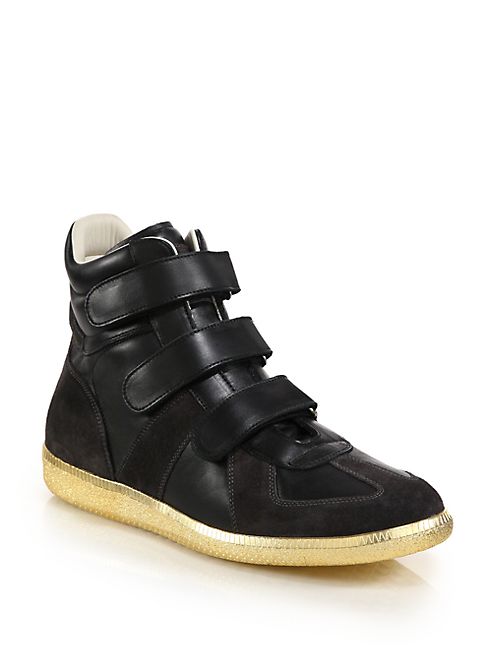 Maison Margiela - Triple-Strap High-Top Sneakers