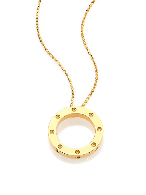 Roberto Coin - Pois Moi 18K Yellow Gold Pendant Necklace