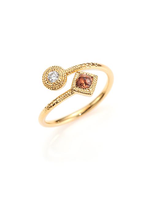 De Beers - Talisman Essence Diamond & 18K Yellow Gold Ring