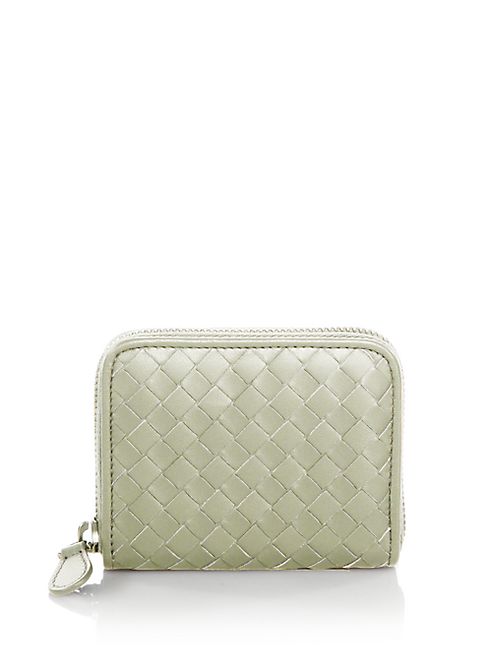 Bottega Veneta - Woven Leather Coin Case