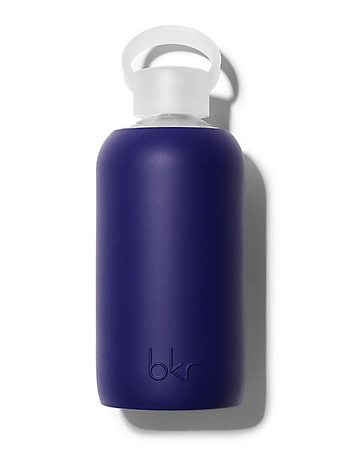 bkr - Boss Opaque Deep Purplish Navy Glass Water Bottle/16 oz.