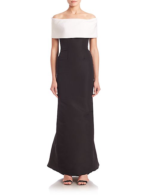 Catherine Regehr - Off-The Shoulder Sheath Gown