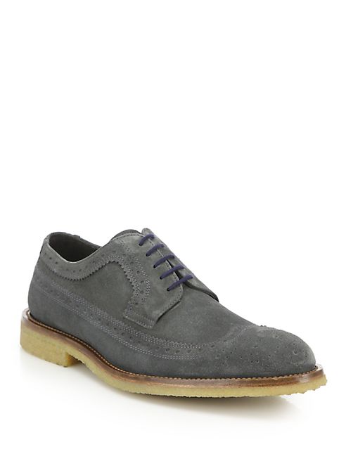 To Boot New York - Bergen Suede Wingtip Shoes