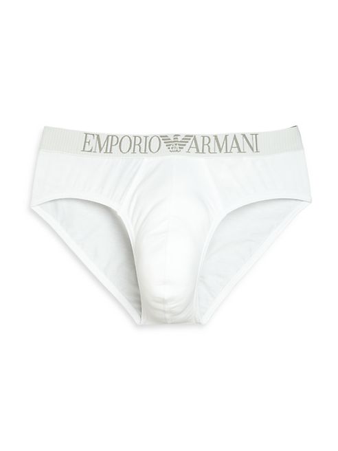 Emporio Armani - Stretch Cotton Logo Brief