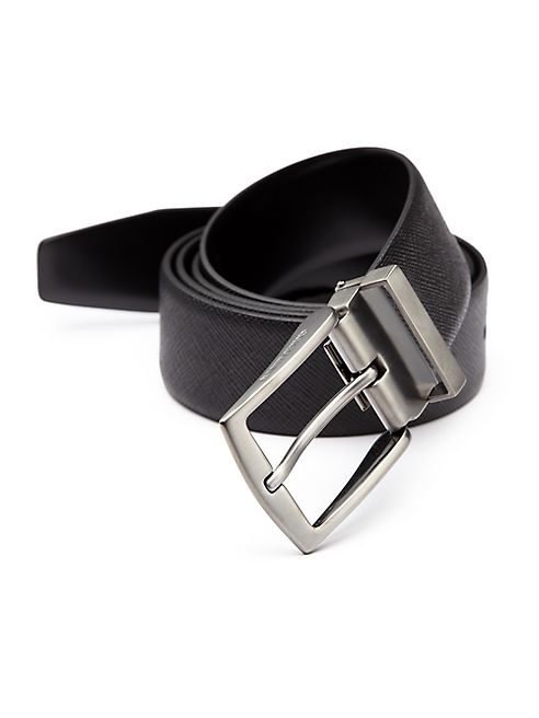 Giorgio Armani - Textured Leather Belt