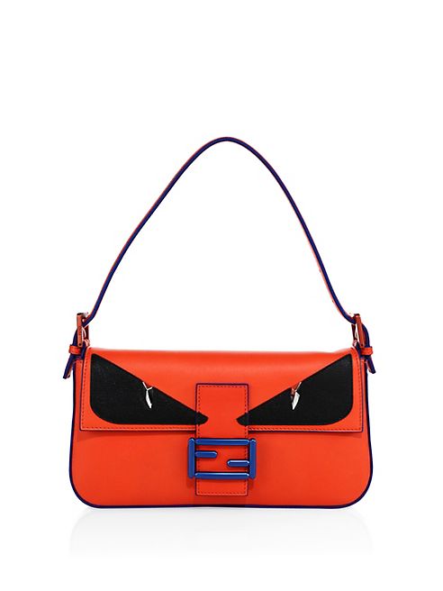 Fendi - Monster Leather Baguette