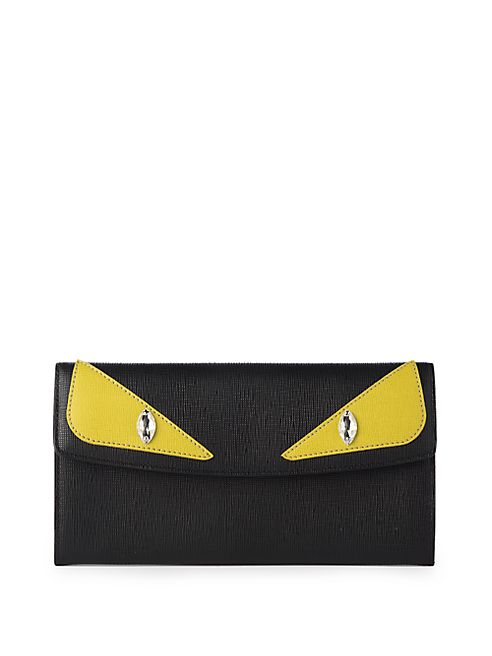 Fendi - Monster Leather Wallet