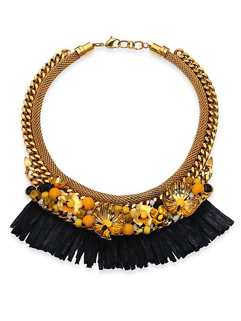 Lizzie Fortunato - Tortola Beaded Hula Fringe Necklace