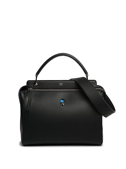 Fendi - Dotcom Leather Satchel