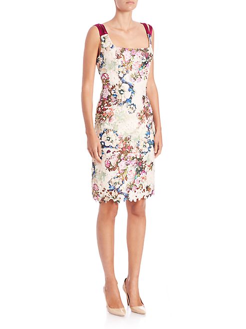 Randi Rahm - Doris Floral Print Lace Dress