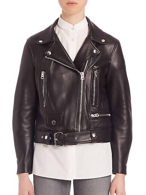 Acne Studios - Leather Moto Jacket