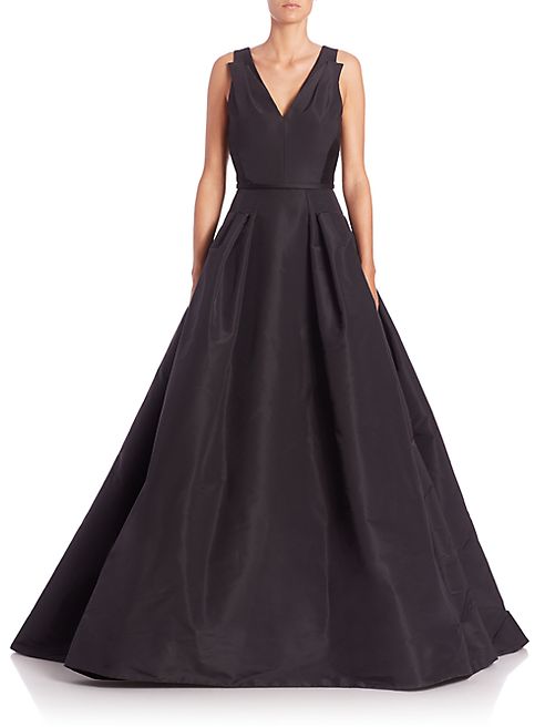 Carolina Herrera - Icon Collection Flared Silk Gown