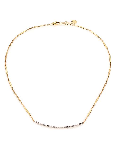 Marco Bicego - Goa Pavé Diamond, 18K Yellow Gold & 18K White Gold Necklace