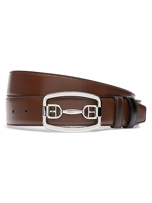 Bally - Bridal Buckle Leather Belt