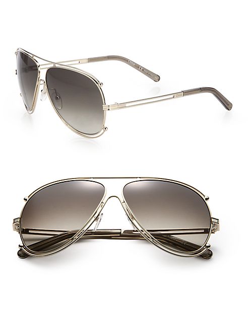 Chloé - Isadora 61mm Aviator Sunglasses