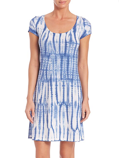 CSBLA - Rimini Tie Dye Short-Sleeve Dress